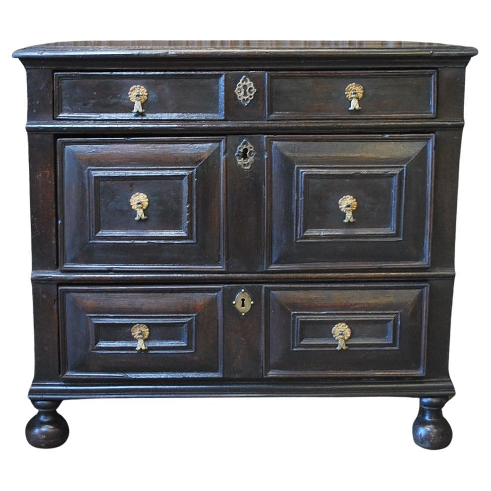 Small Jacobean Oak Chest of Drawers