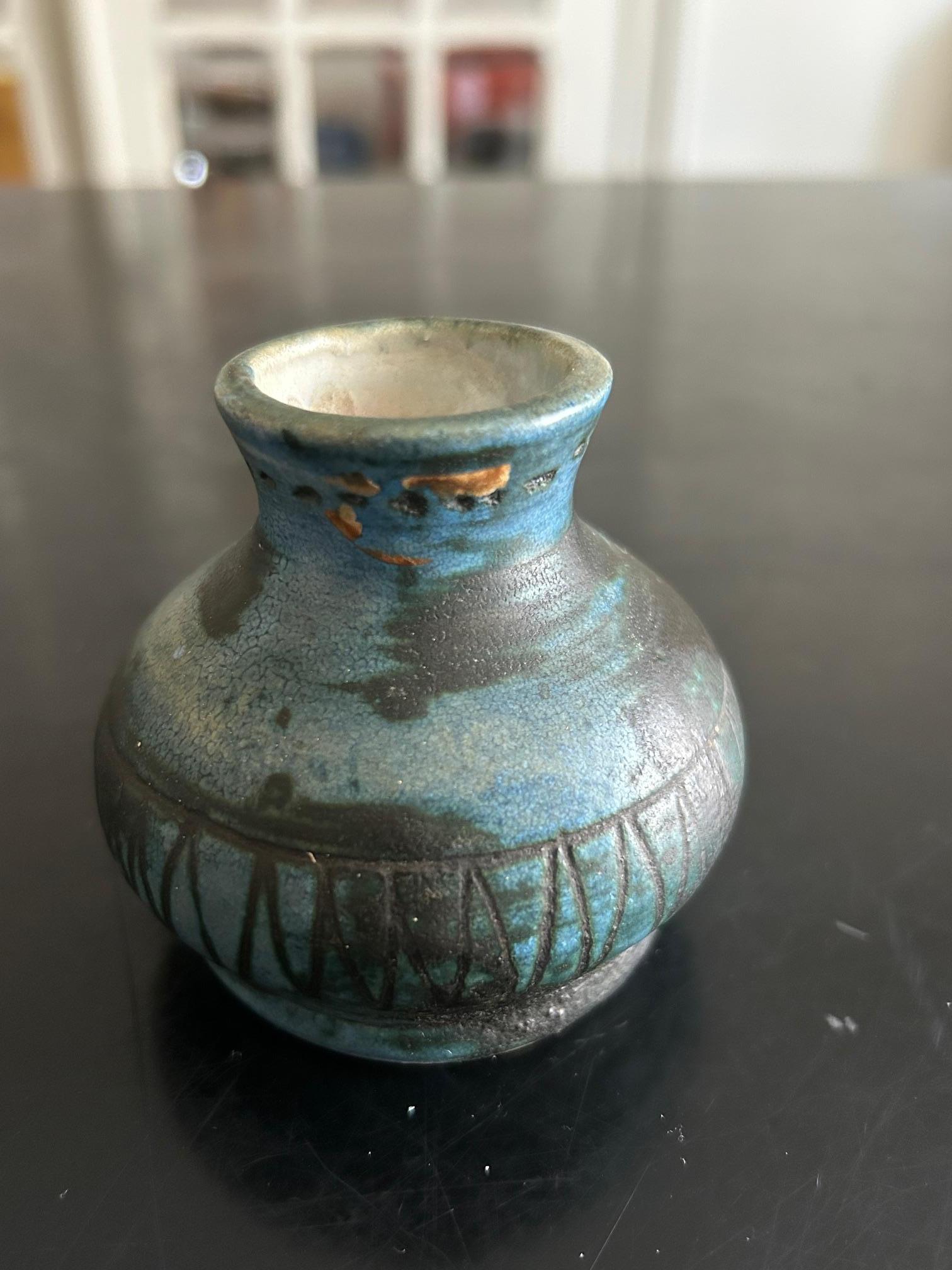 jarrón pequeño Jacques Blin Francés en venta