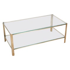Jacques Quinet Two-Tier Coffee Table