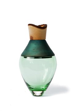 Pequeña vasija india de jade y pátina de cobre I, Pia Wüstenberg