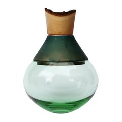 Petit vase indien en jade et patine de cuivre II, Pia Wüstenberg