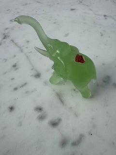 Small Jadite Elephant made in Chine