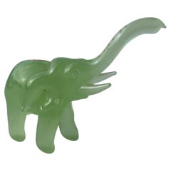 Small Jadite Elephant made in Chine