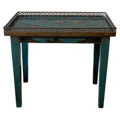 Small Jansen Style Chinoiserie Decorated Side or Occasional Table