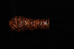 Small Japanese Handwoven Bamboo Basket — 20th Century