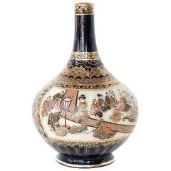 Antique Small Japanese Satsuma Vase