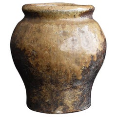 Small Jar from the Momoyama Period /Japanese Antique Vase "tokoname" / 1568-1650