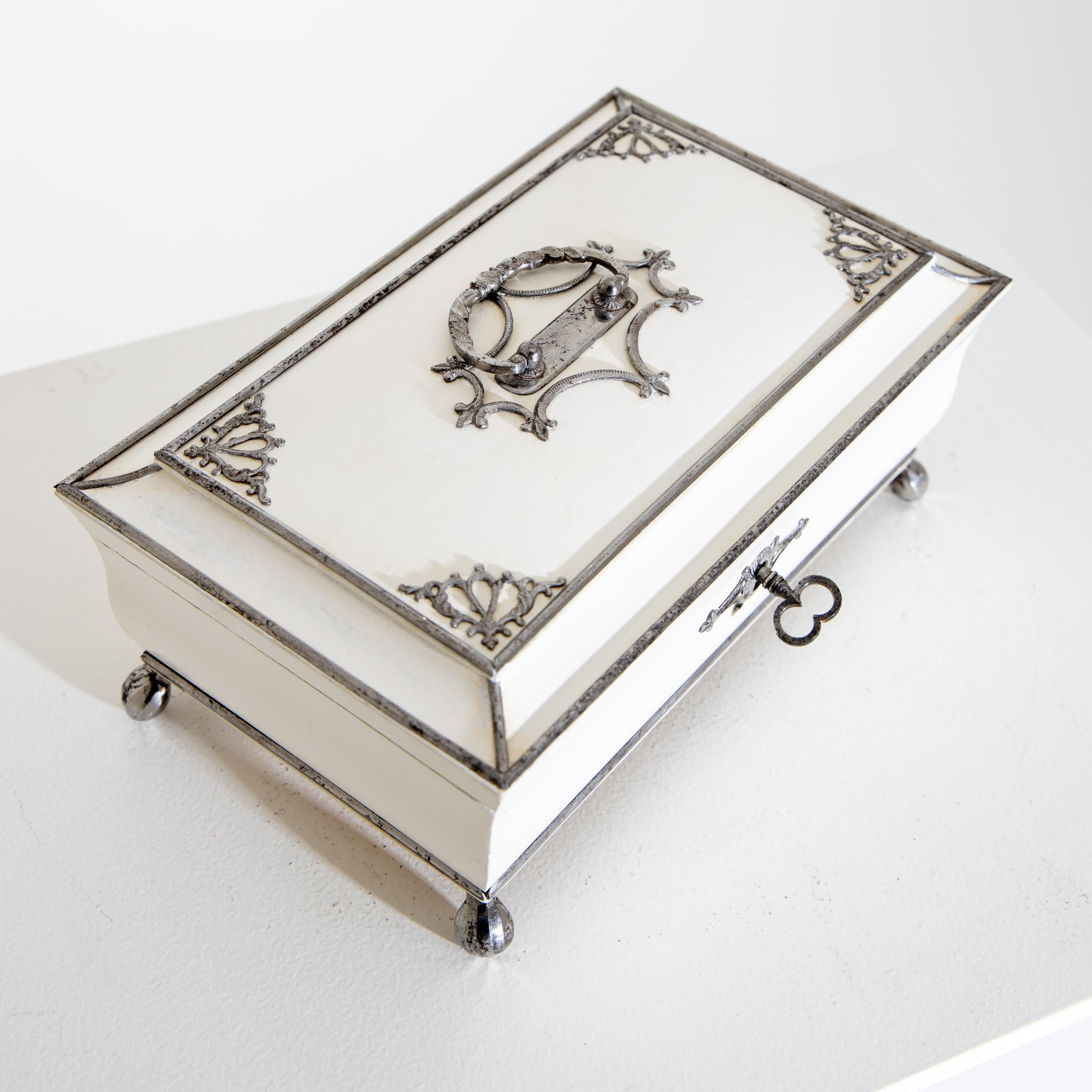 Austrian Small Jewelry Box, Probably, Vienna, 19th Century For Sale