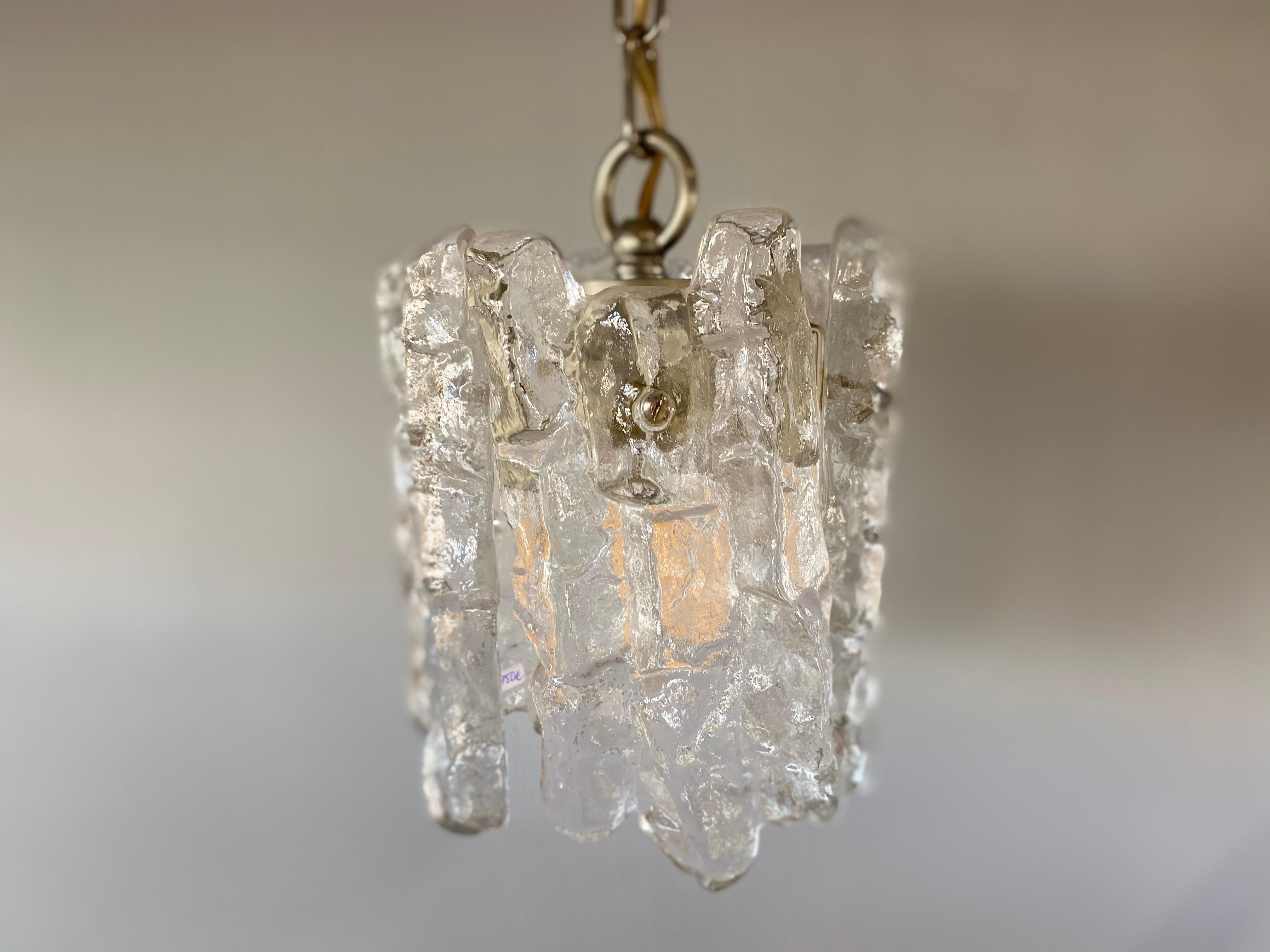 buck glass chandelier