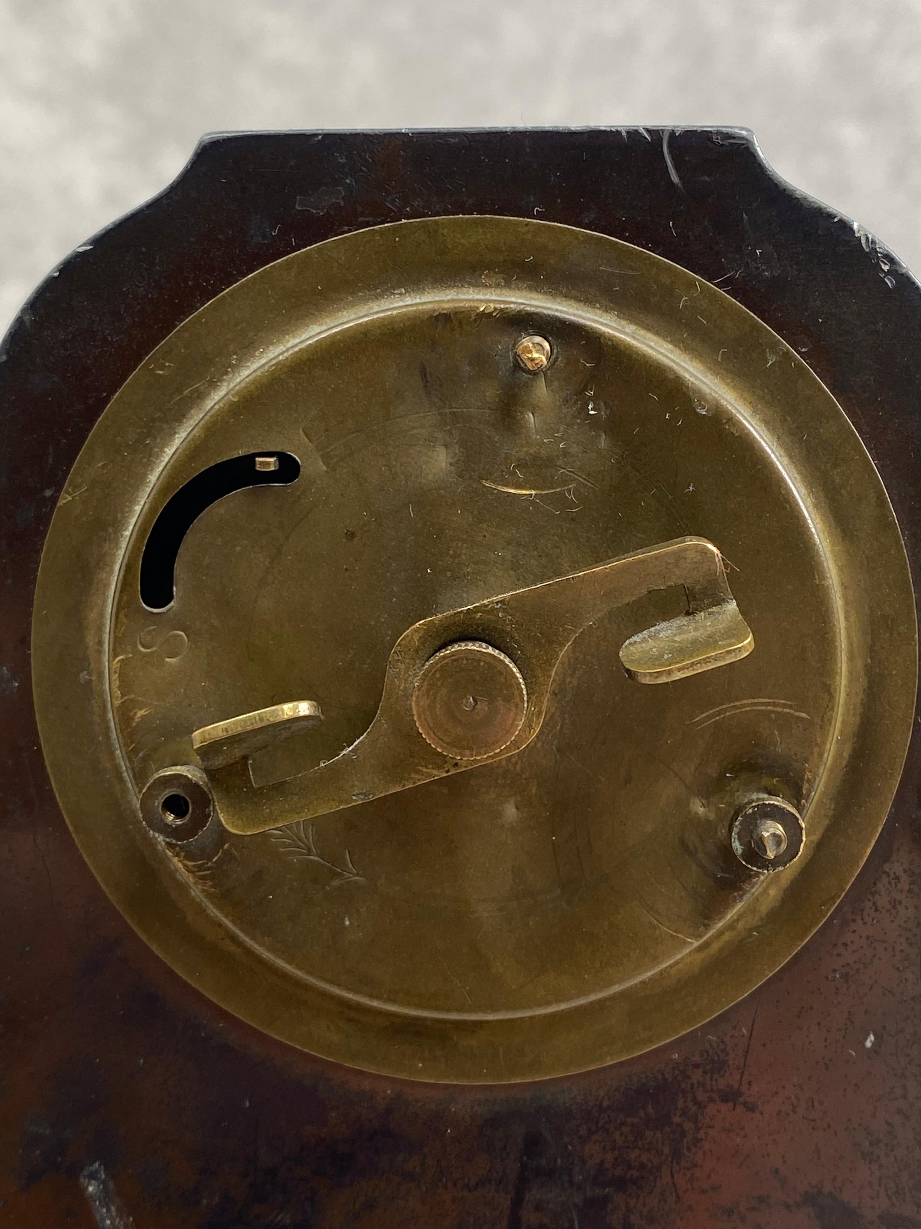 Jugendstil Small jugendstil mantel clock by Junghans Darmstadt For Sale