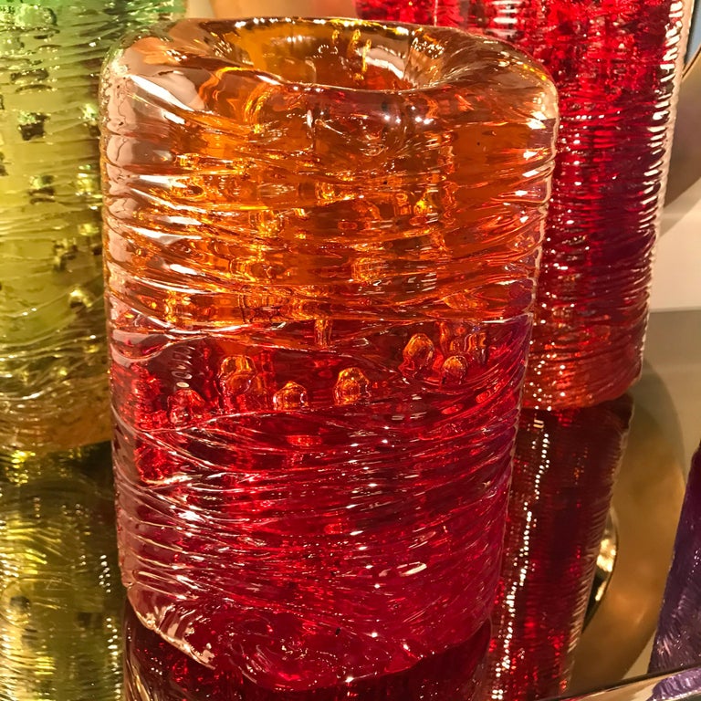 Small Jungle Vase in Red main image 1