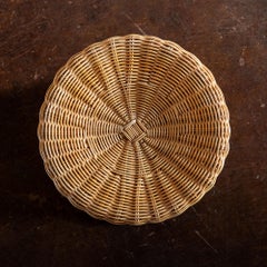 Small Juttu Wicker Stool by Eero Aarnio, Finland, 1960s