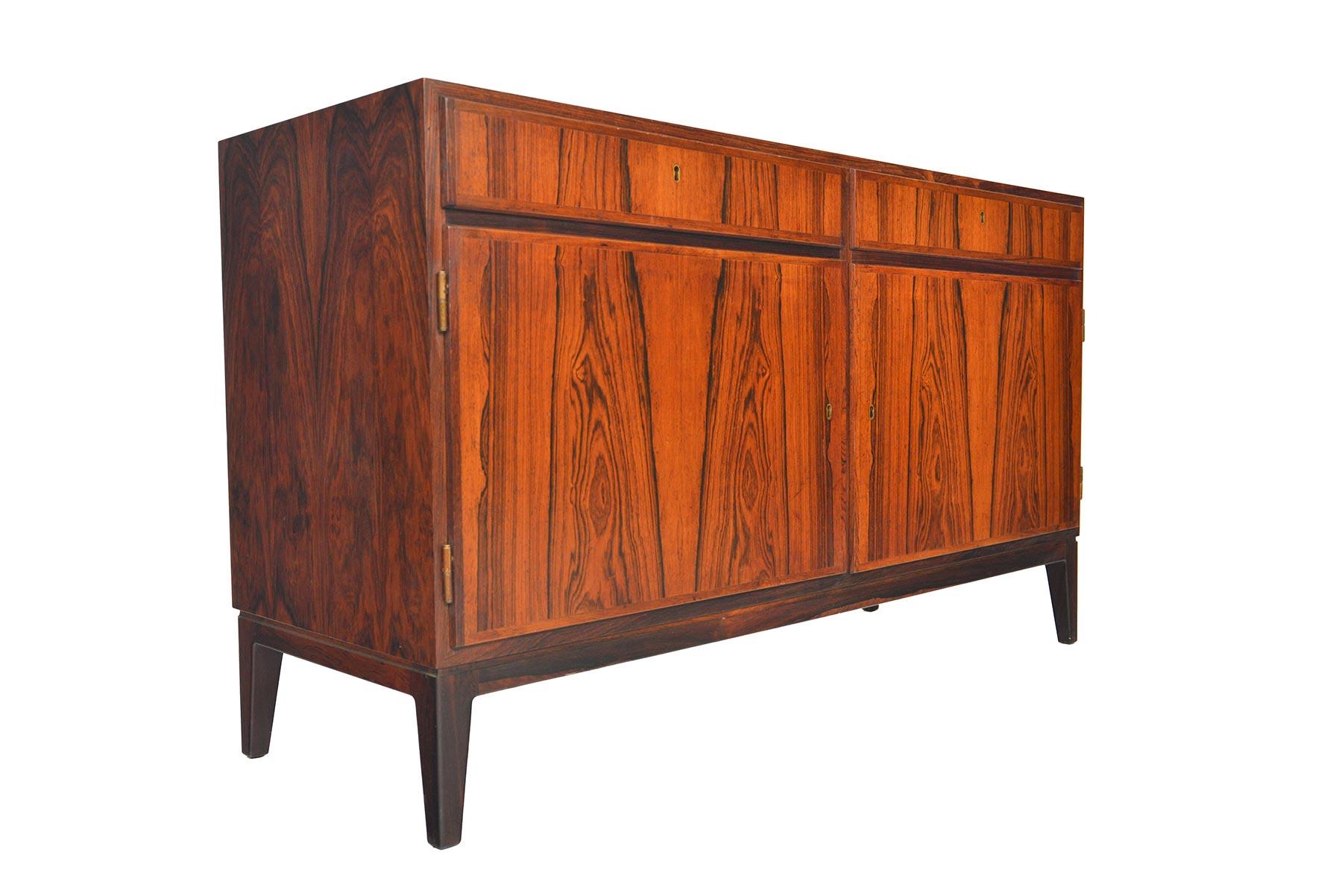 Small Kai Winding Rosewood Credenza In Good Condition In Berkeley, CA