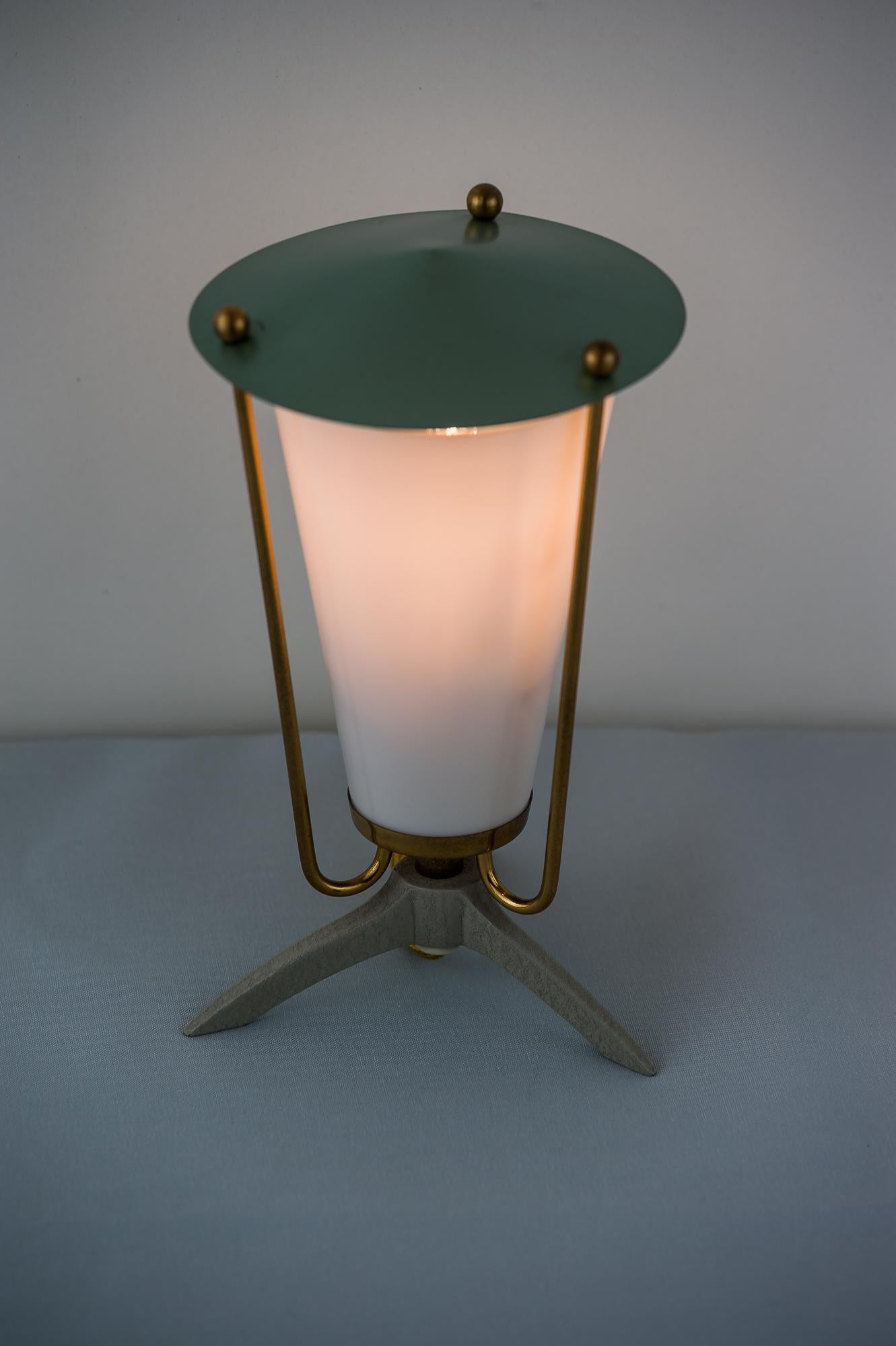 Mid-20th Century Small Kalmar Table Lamp, circa 1960s For Sale