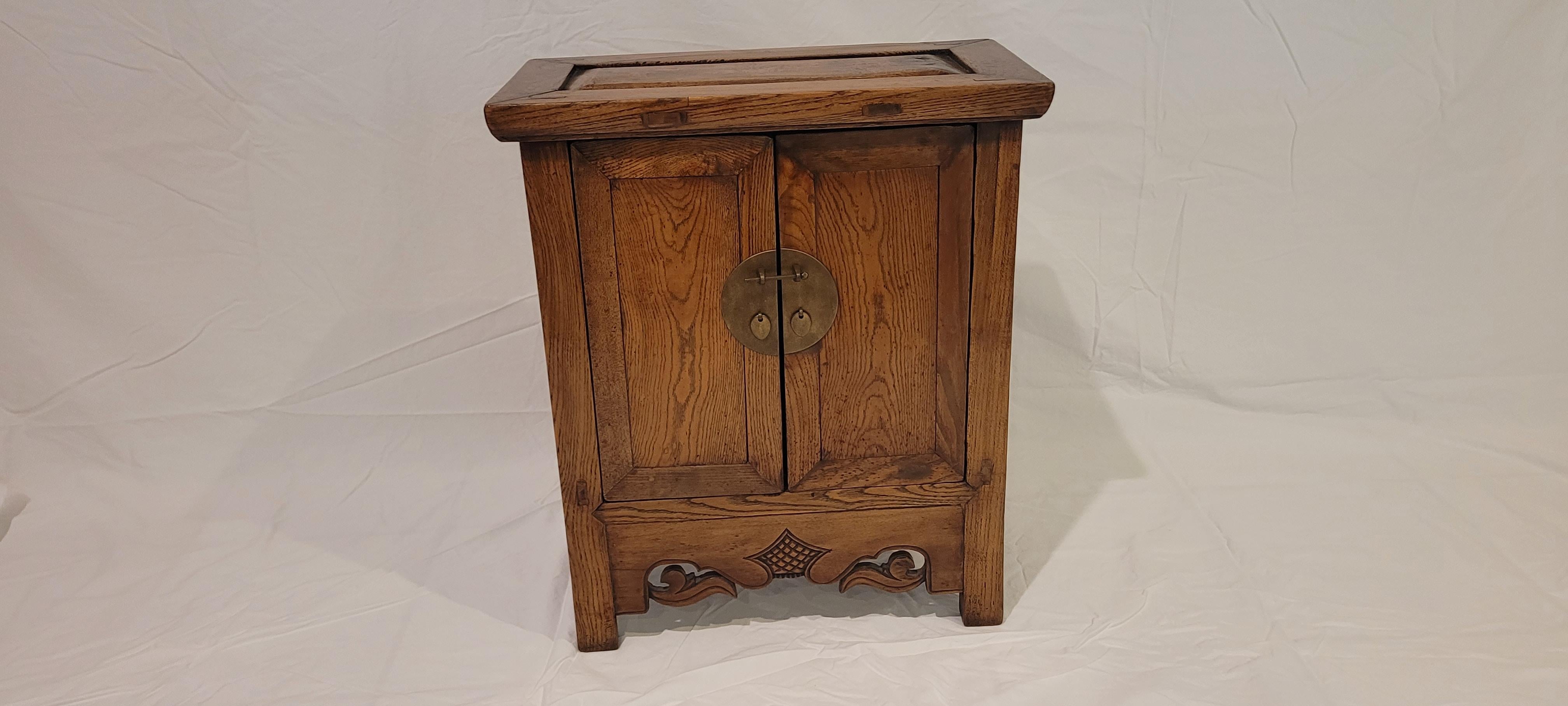 Hardwood Small Kang Cabinet - 19th Century For Sale