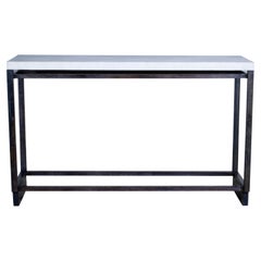 Karnes Console Table w/ Limestone Top