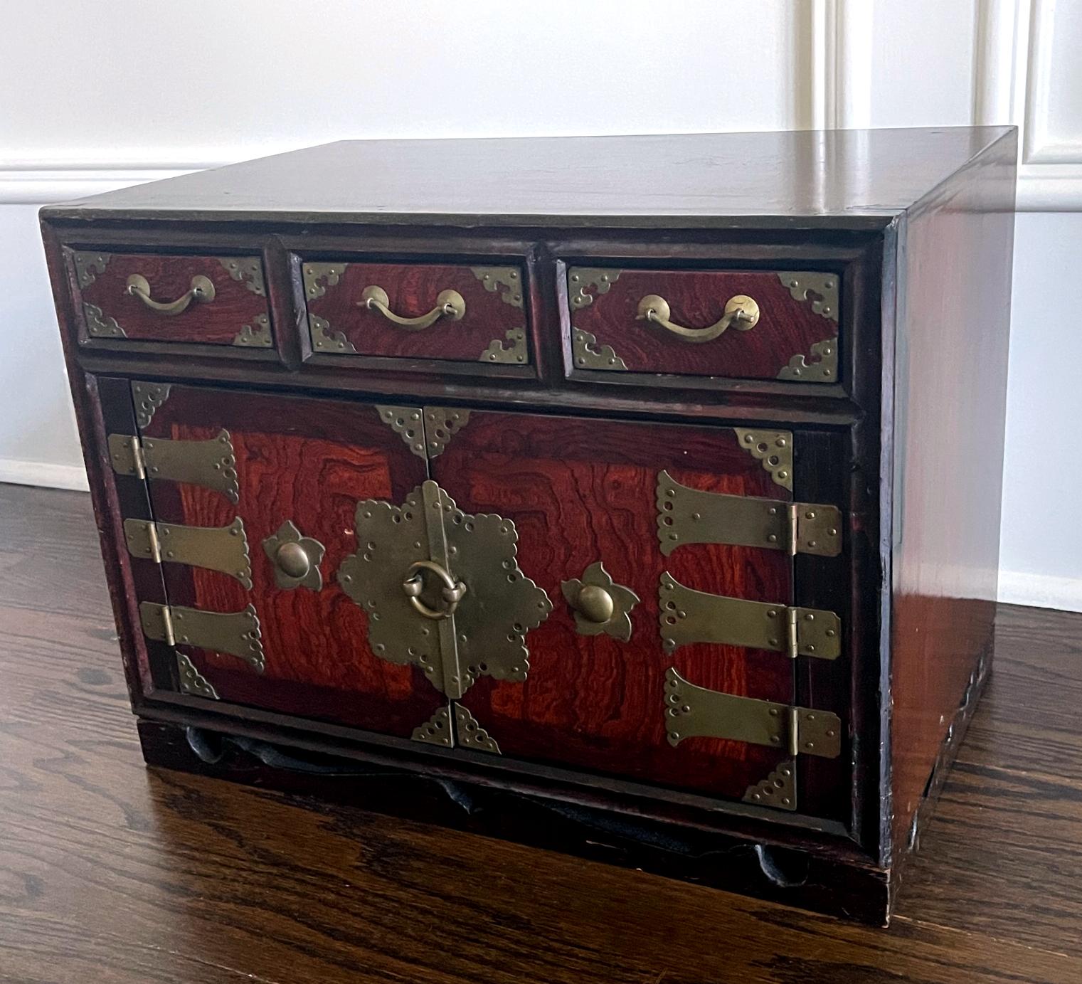 Other Small Korean Cabinet with Drawers Gakkesuri Joseon Dynasty For Sale