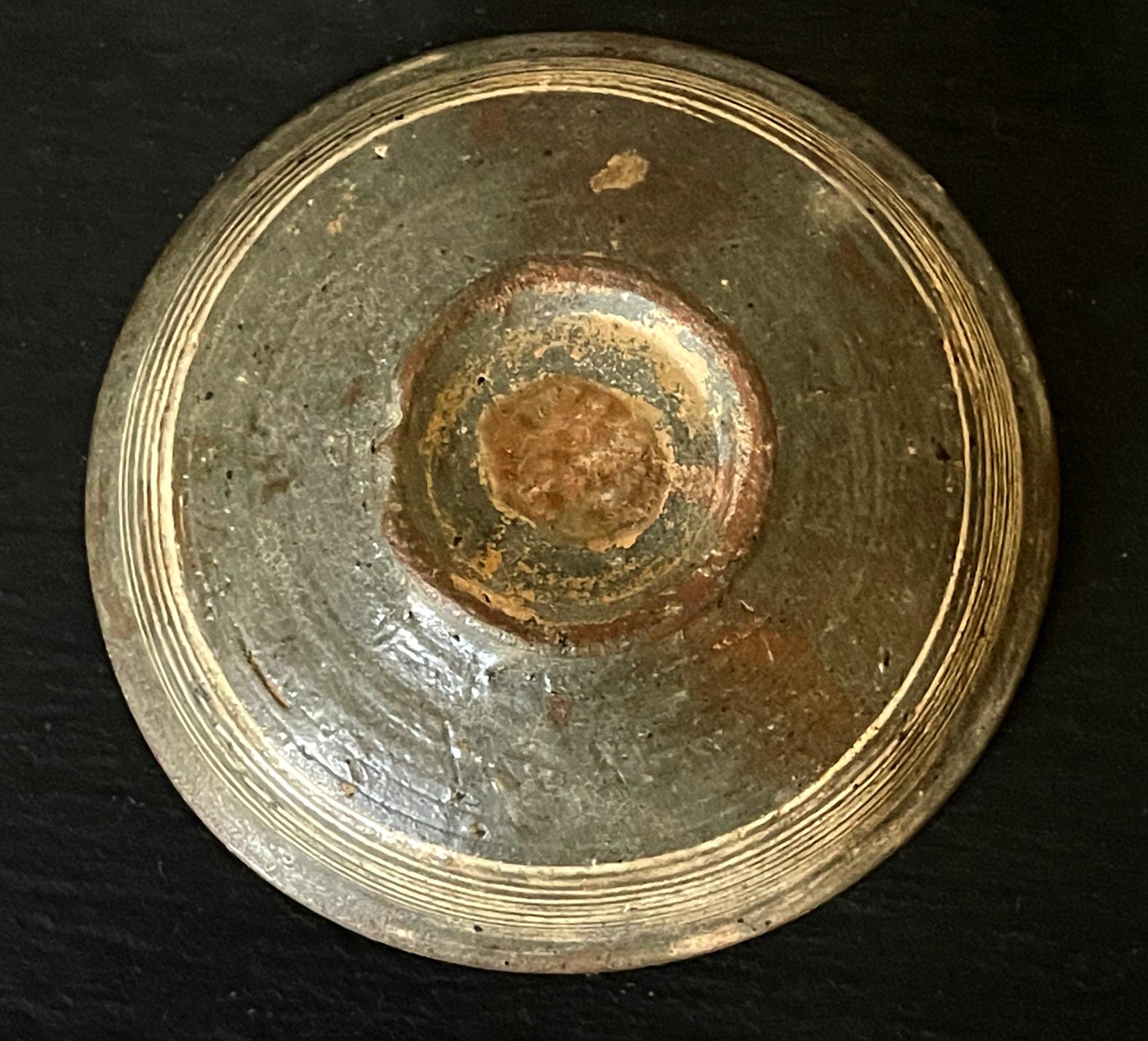 Ceramic Small Korean Stoneware Bungcheong Bowl Joseon Dynasty For Sale