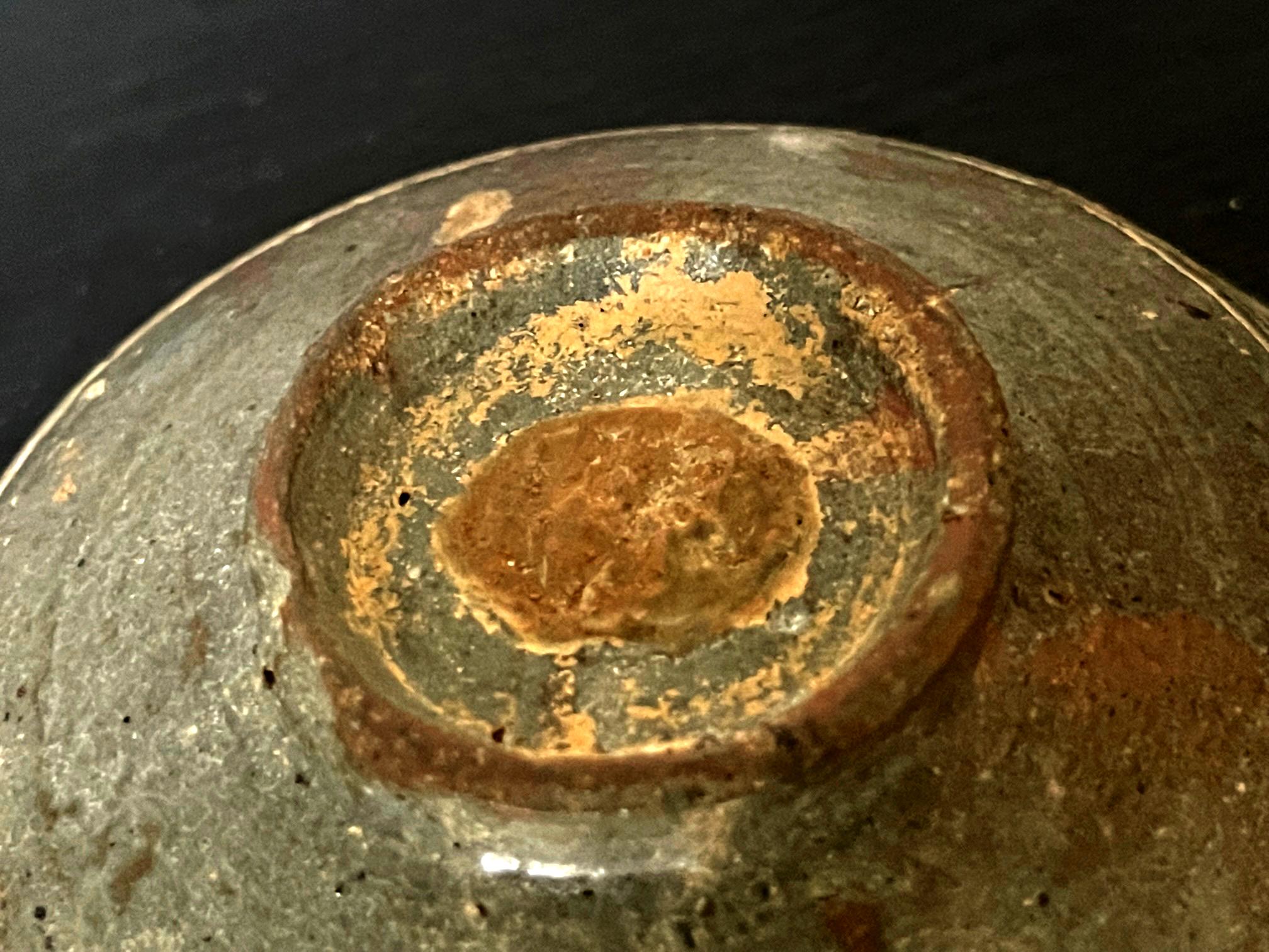 Small Korean Stoneware Bungcheong Bowl Joseon Dynasty For Sale 1