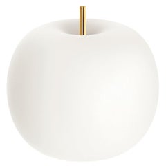 Small 'Kushi' Opaline Glass and Brass Table Lamp for KDLN