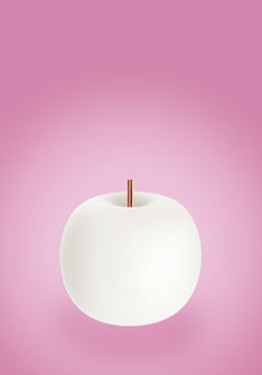 Small 'Kushi' Opaline Glass and Copper Table Lamp for KDLN