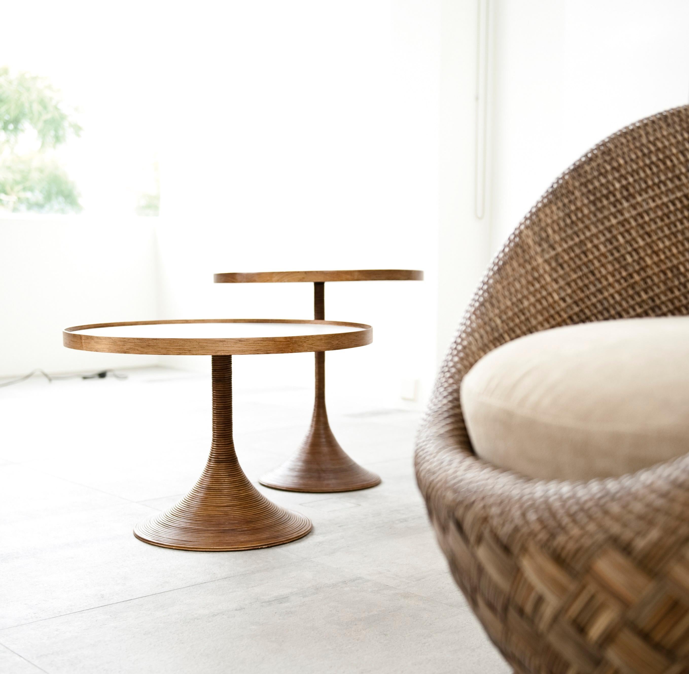 Philippine Small La Luna Occasional Table by Kenneth Cobonpue For Sale