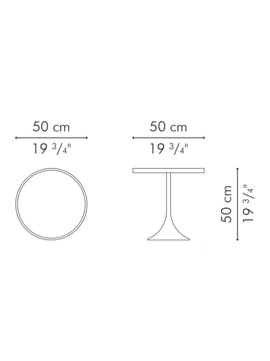 Contemporary Small La Luna Occasional Table by Kenneth Cobonpue For Sale