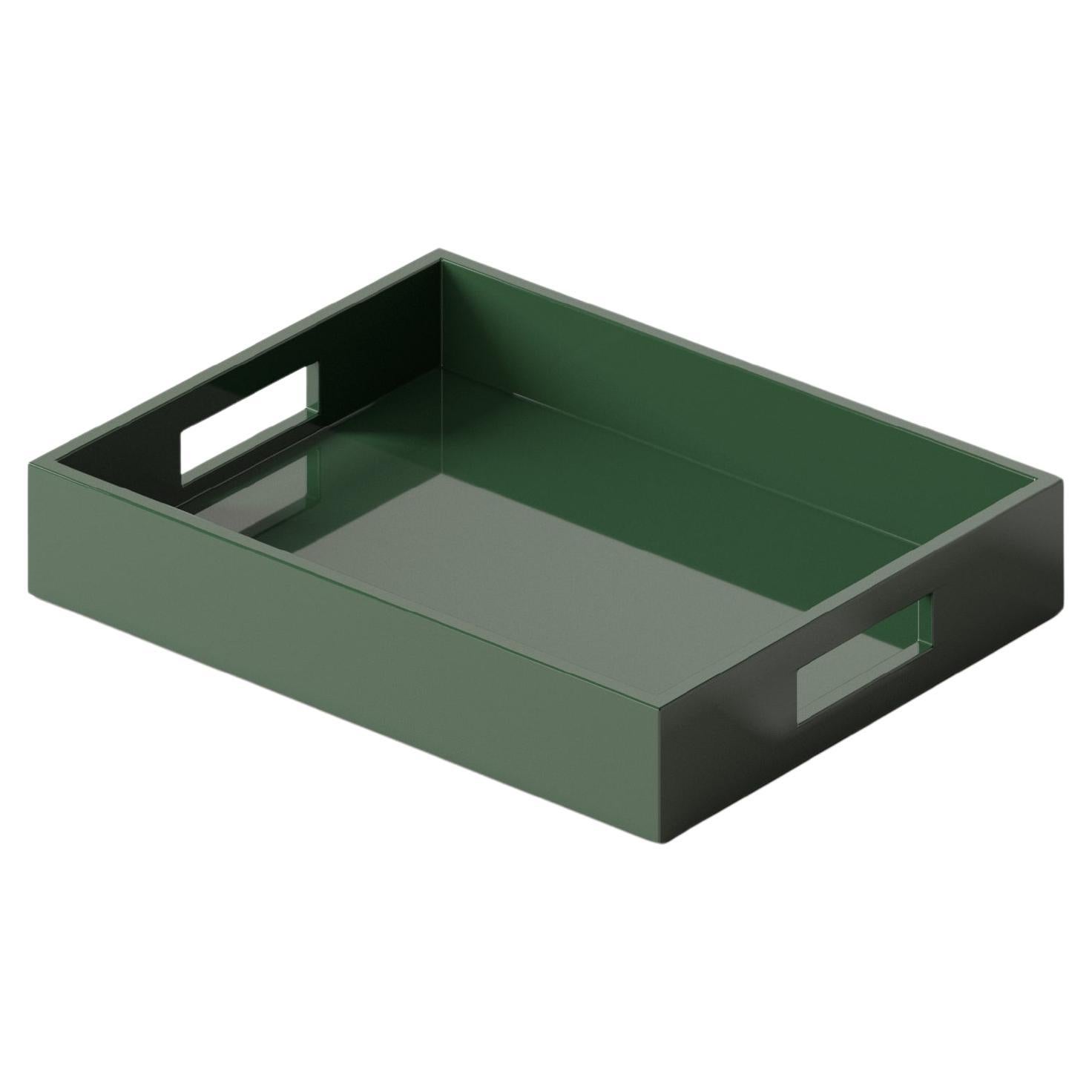 Small Lacquer Tray - Emerald