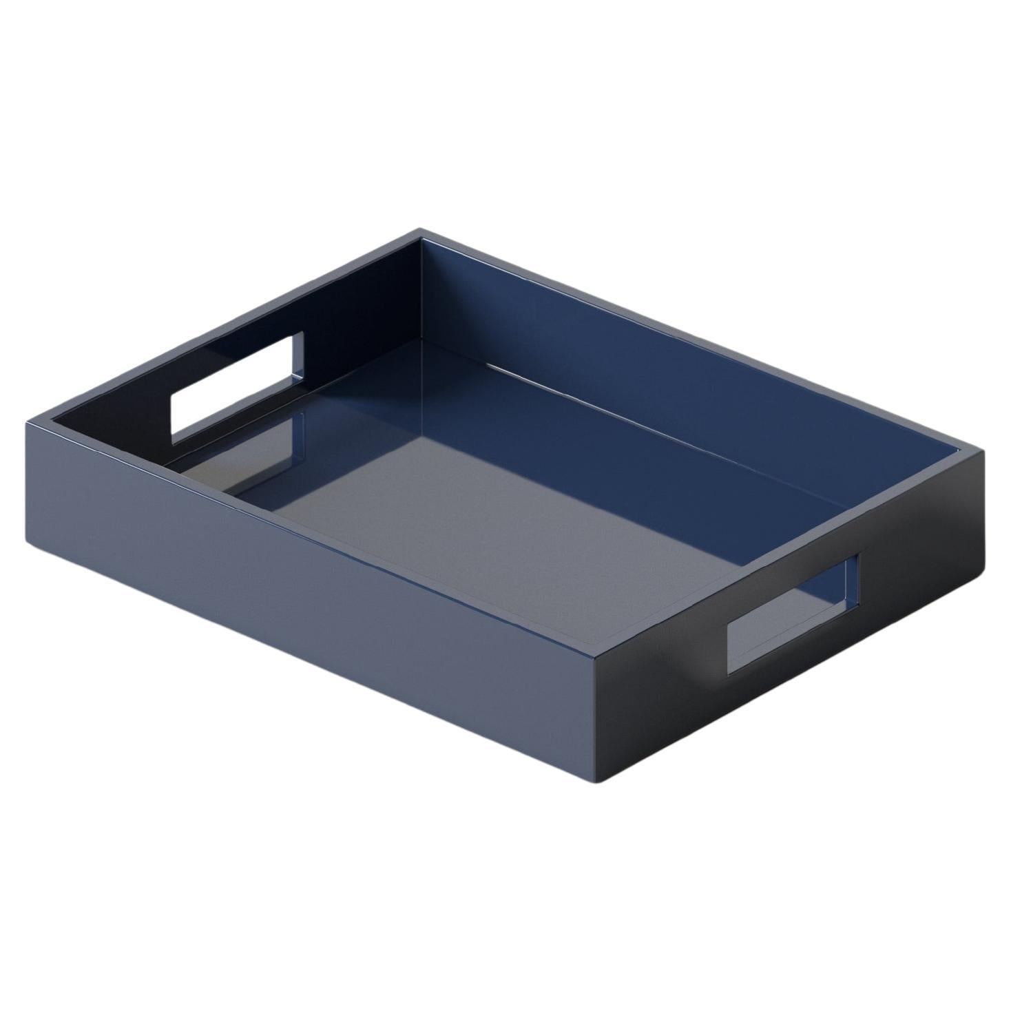 Small Lacquer Tray - Prussian