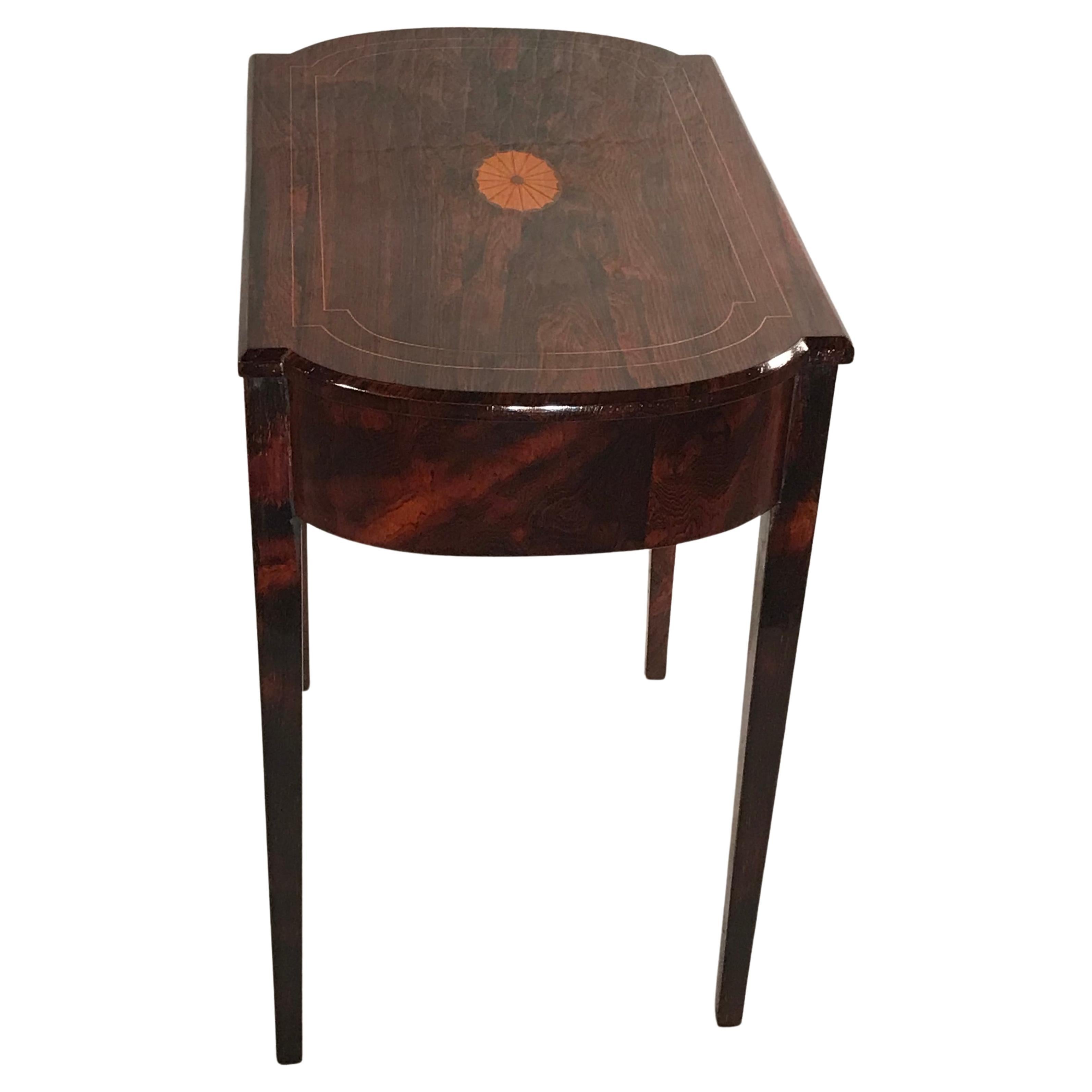 Veneer Small Lady's Desk, English Regency 1830 For Sale