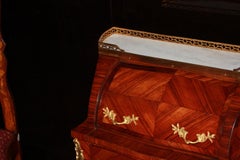 Small lady's roll-top desk, Louis XV style, 19th century