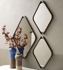 Small Laguna Oak Wood Eye Mirror by Morica Design