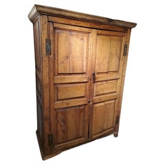 Antique Small Late 18th-Century Southern Irish Pine Cabinet