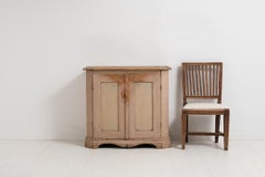 Small Late 18th Century Swedish Pine Country Folk Art Sideboard