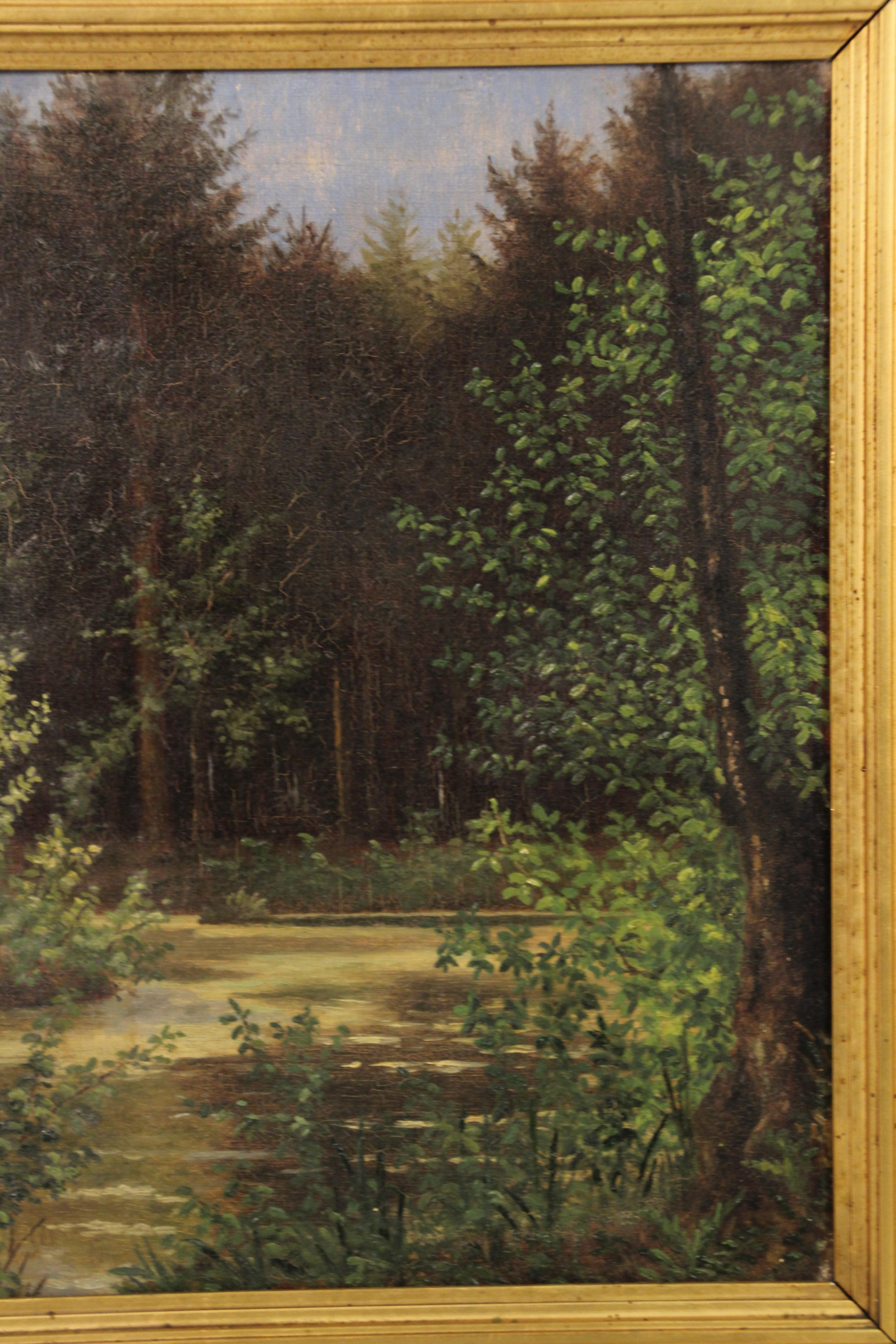 North American Small Late 19th Century Landscape For Sale