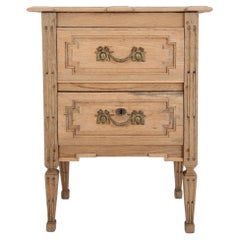 Small Late 19th Century Neoclassical Louis XVI Oak Chest of Drawers