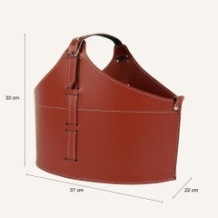 Kleine Tasche aus regeneriertem Leder Athos – Modern-Decor-Dekobox