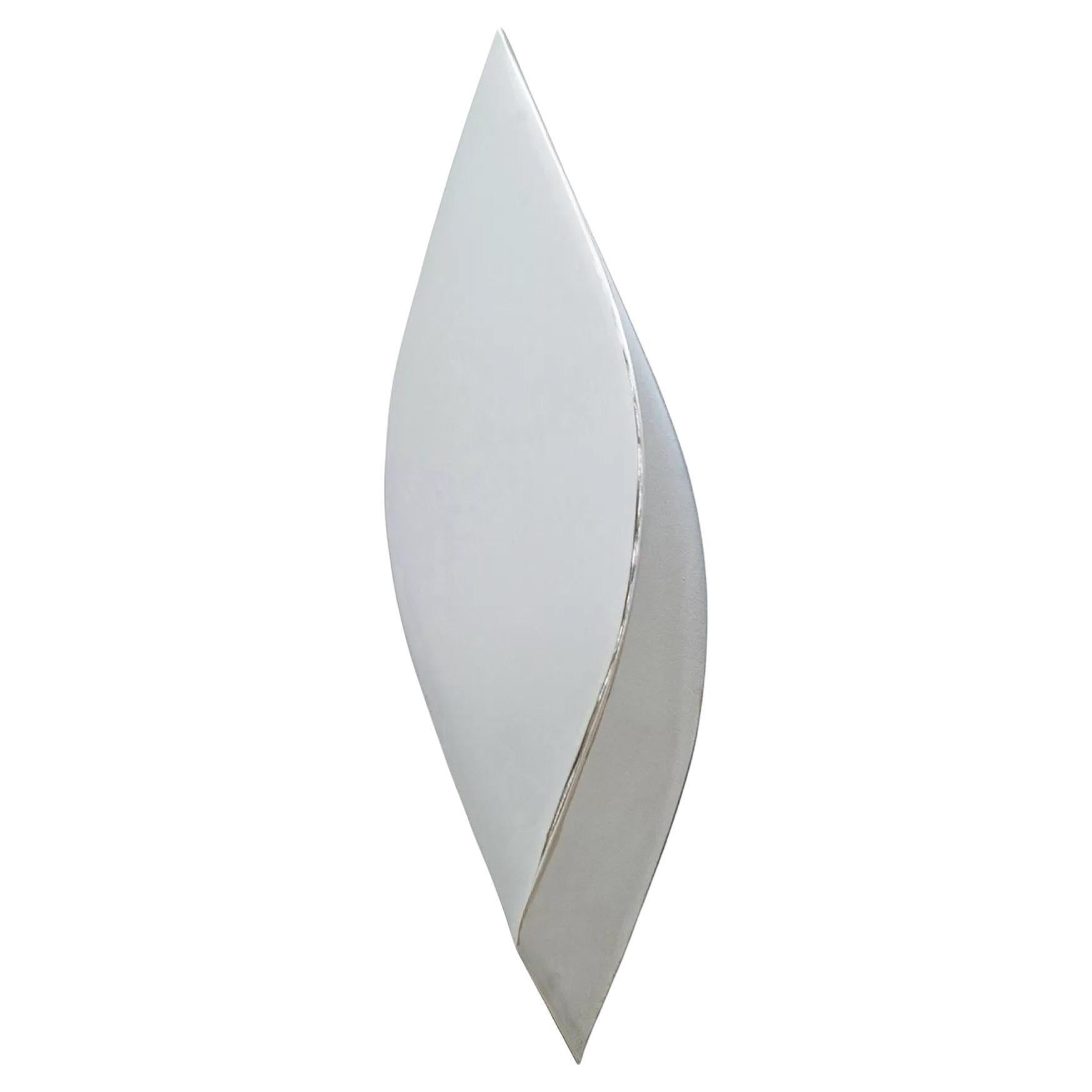 Small Leska Stainless Steel Wall Mirror by Zieta