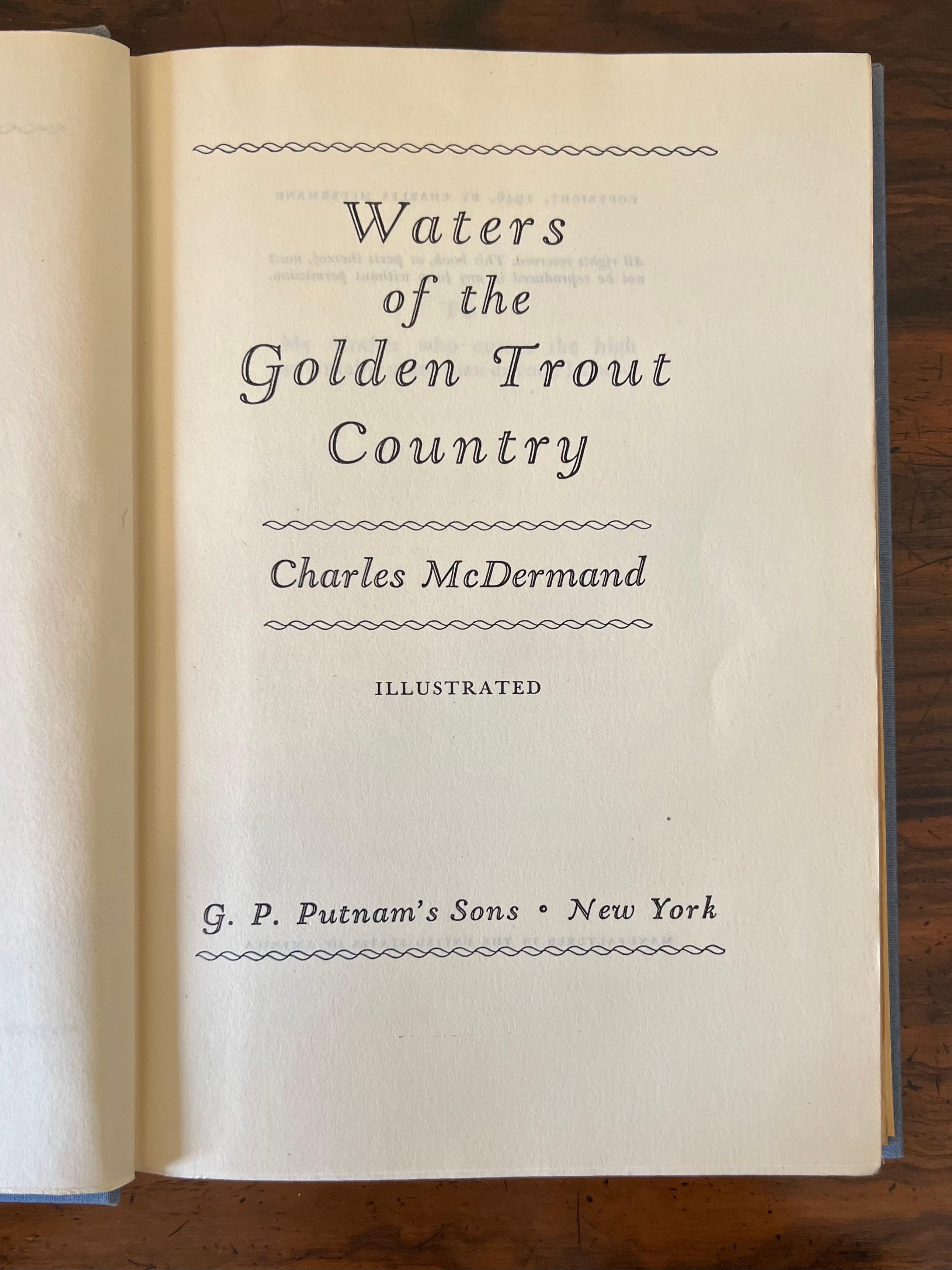 Small Library of Ten Volumes of Vintage Fishing Books Largely First Editions For Sale 1