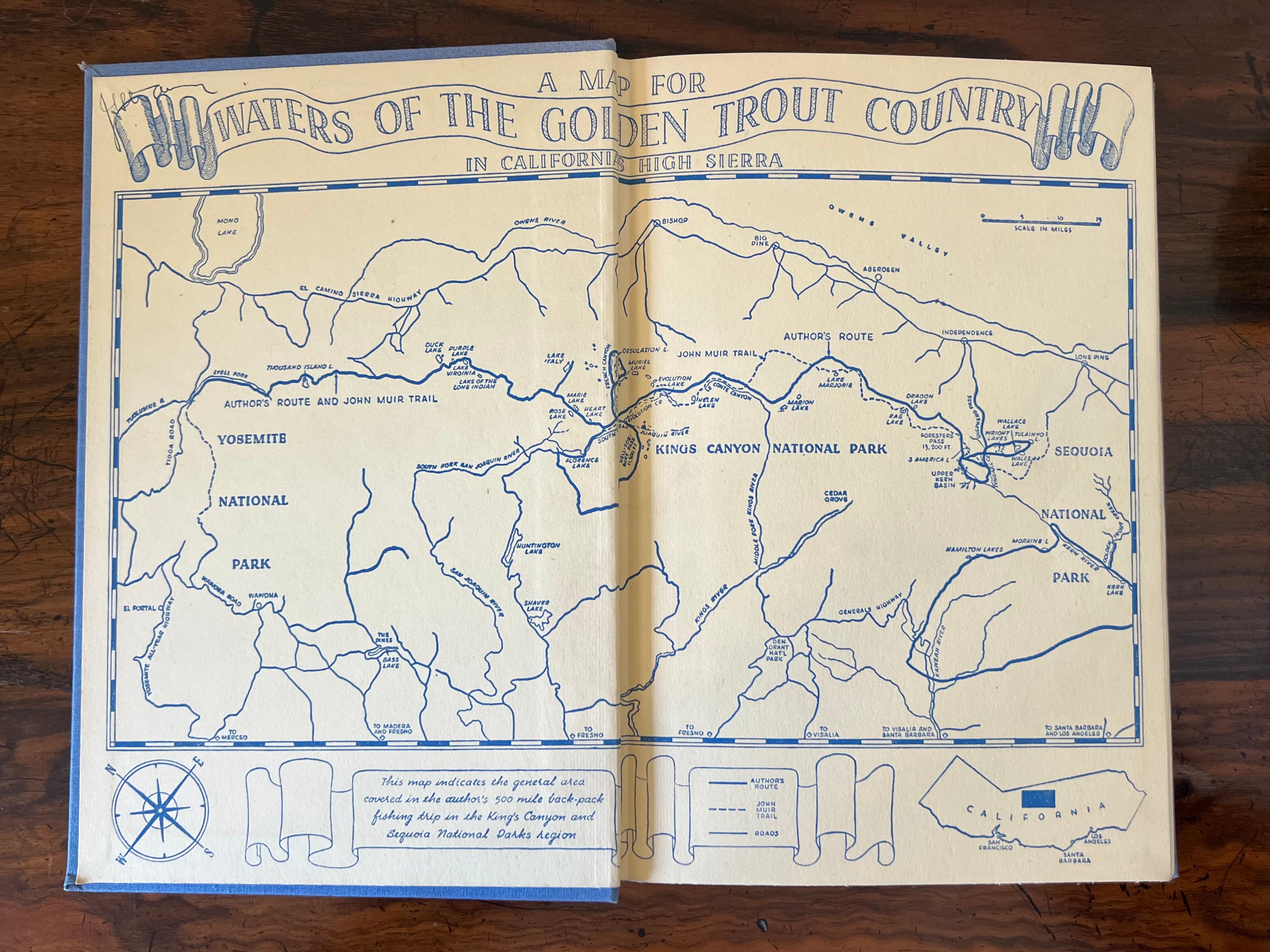 Small Library of Ten Volumes of Vintage Fishing Books Largely First Editions For Sale 2