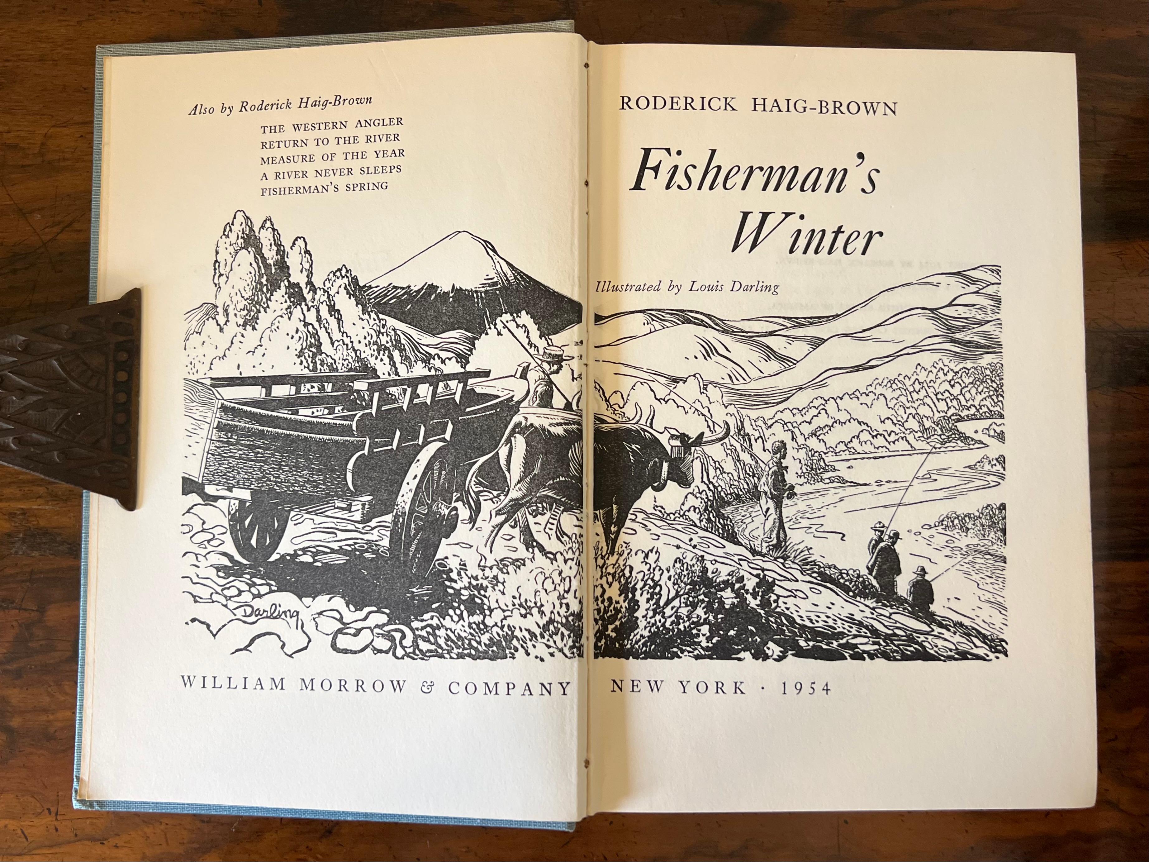 Small Library of Ten Volumes of Vintage Fishing Books Largely First Editions For Sale 3