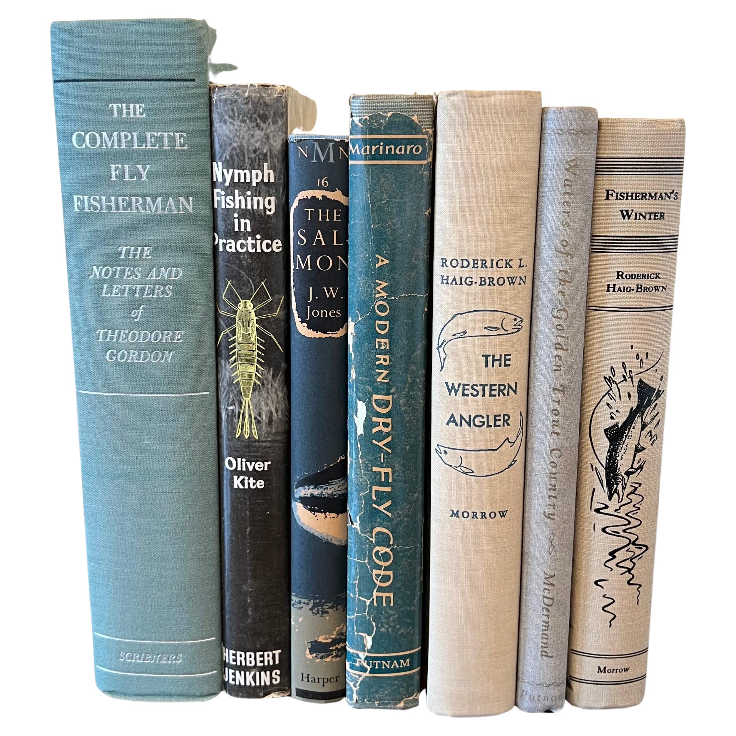 Small Library of Vintage Fly Fishing Books Largely First Editions