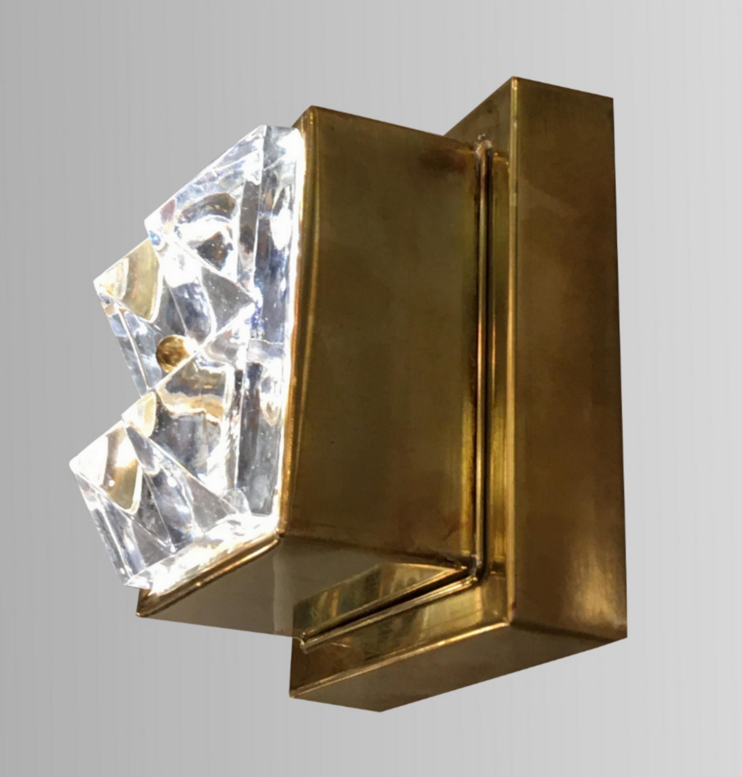 Croatian Small lighting sconces, Croatia, circa 1970 For Sale
