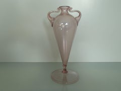 Small Lilac Vase like an Amphora