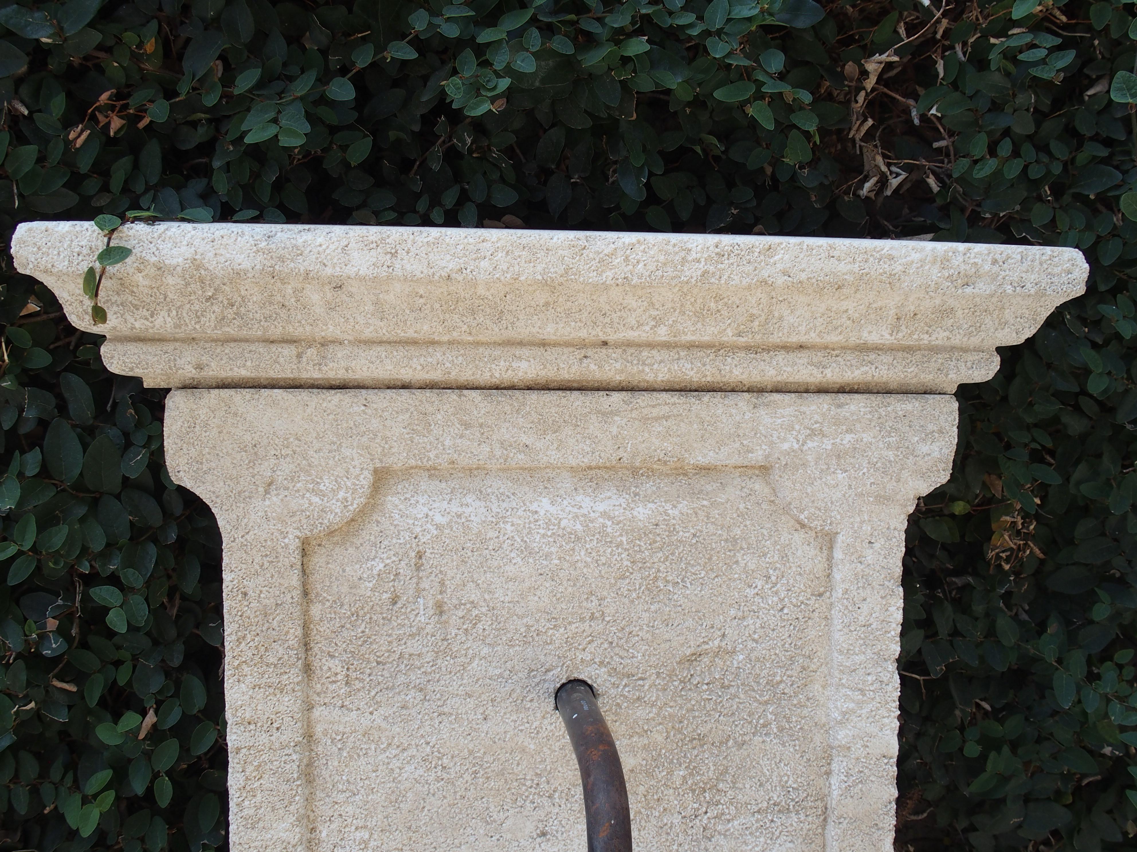 Small Limestone Wall Fountain from Provence, France 5