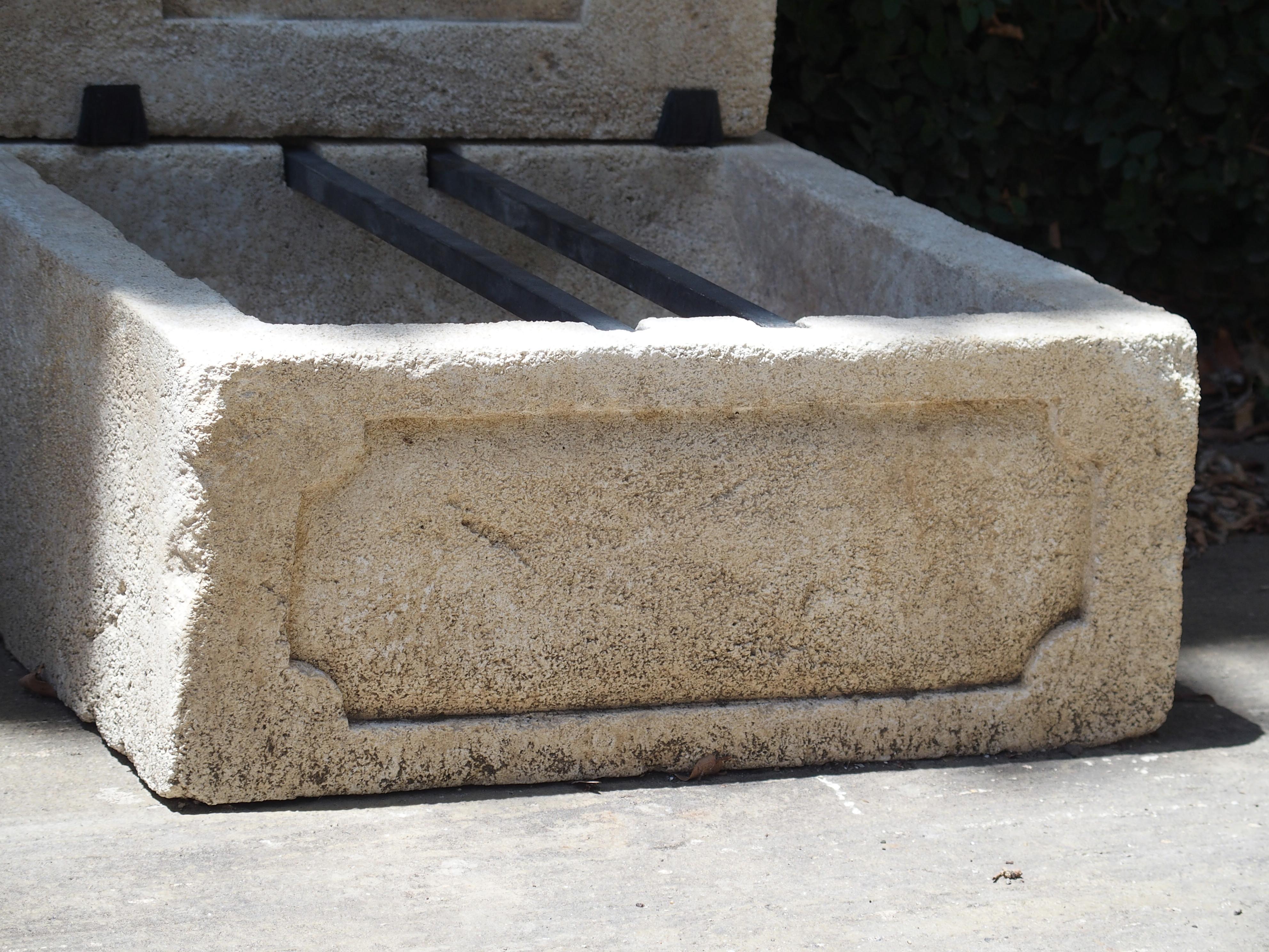 Small Limestone Wall Fountain from Provence, France 3