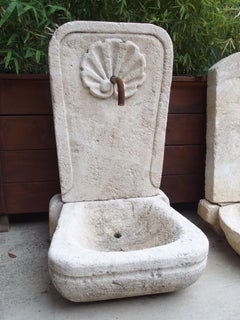 Small Limestone Wall Fountain, "Le St. Jacques", from Provence, France