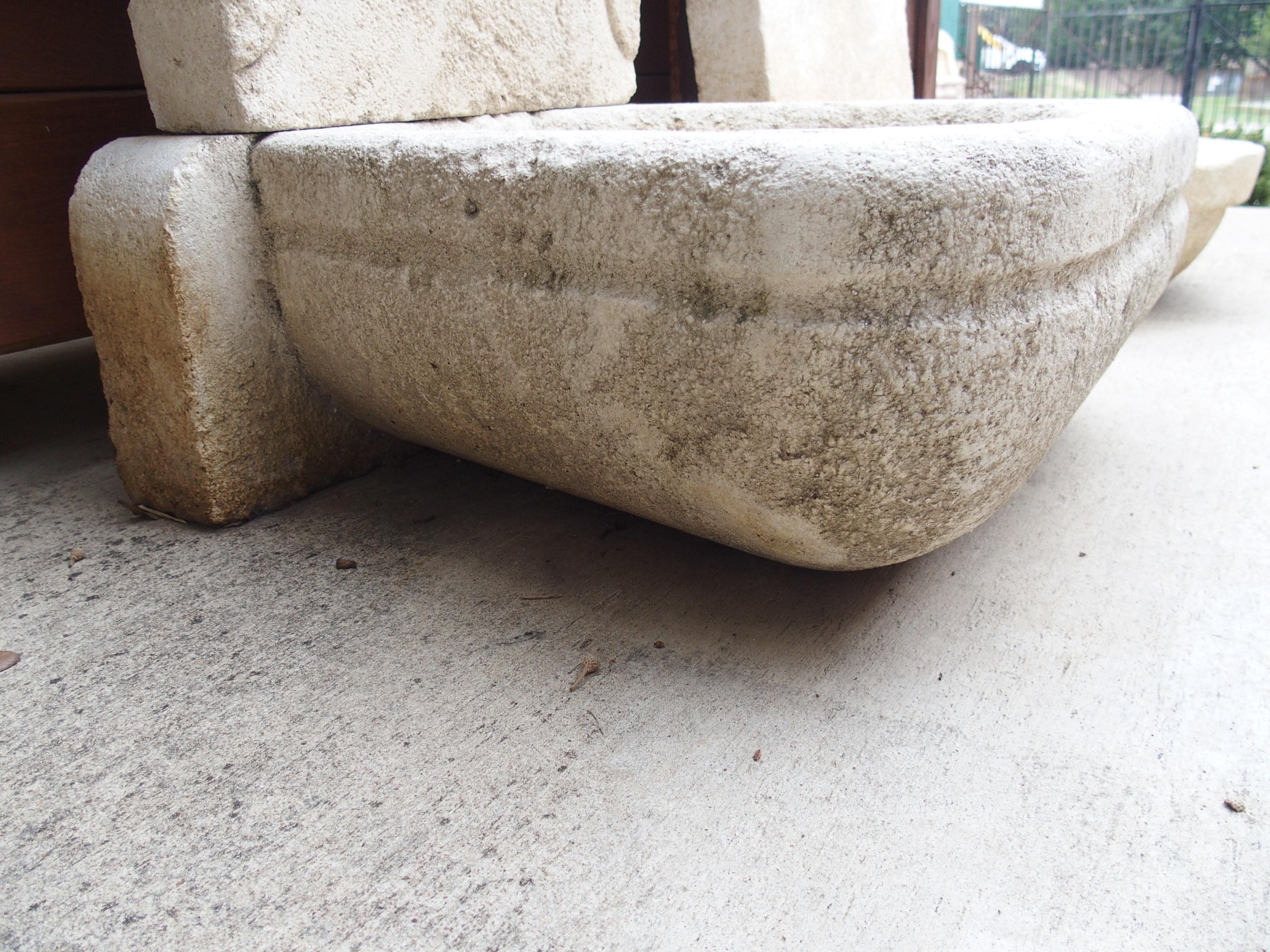 Stone Small Limestone Wall Fountain, 