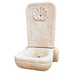 Small Limestone Wall Fountain, "Le St. Jacques", from Provence, France