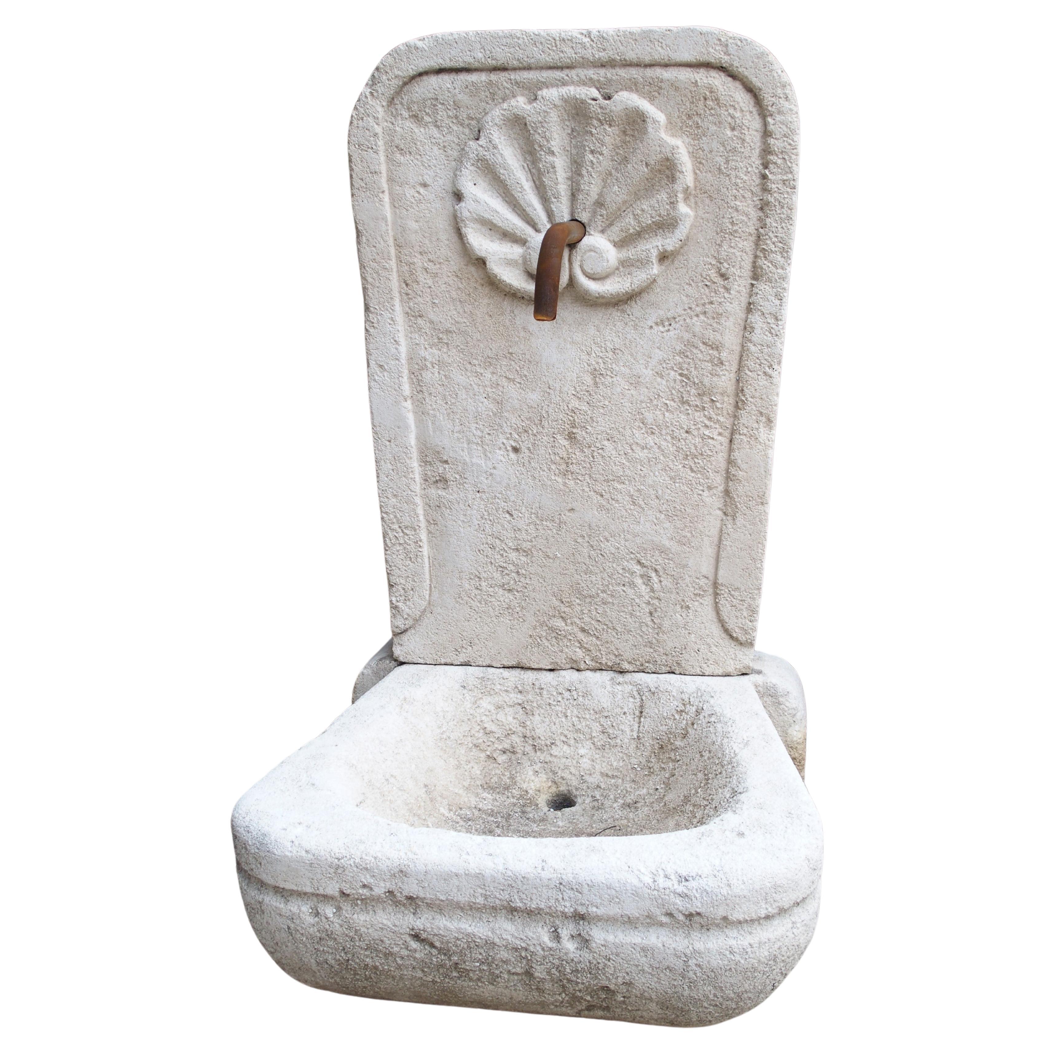 Small Limestone Wall Fountain, "Le St. Jacques", from Provence, France